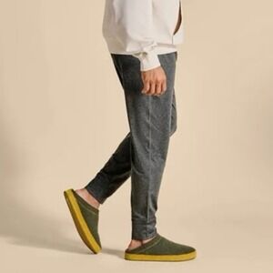 OLUKAI MEN'S HAMANI HULU DUSTY OLIVE Mules SLIDES SLIPPERS MEN'S Size 12 New